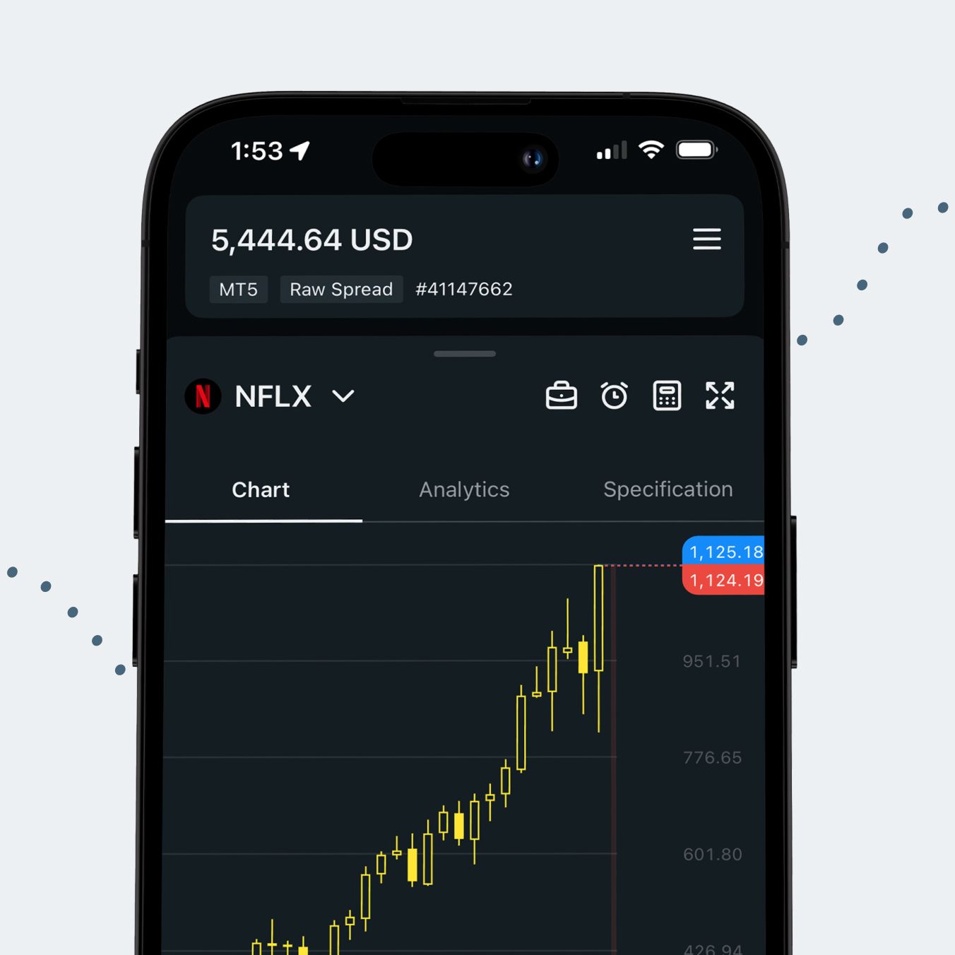 Exness：以低点差交易Netflix
