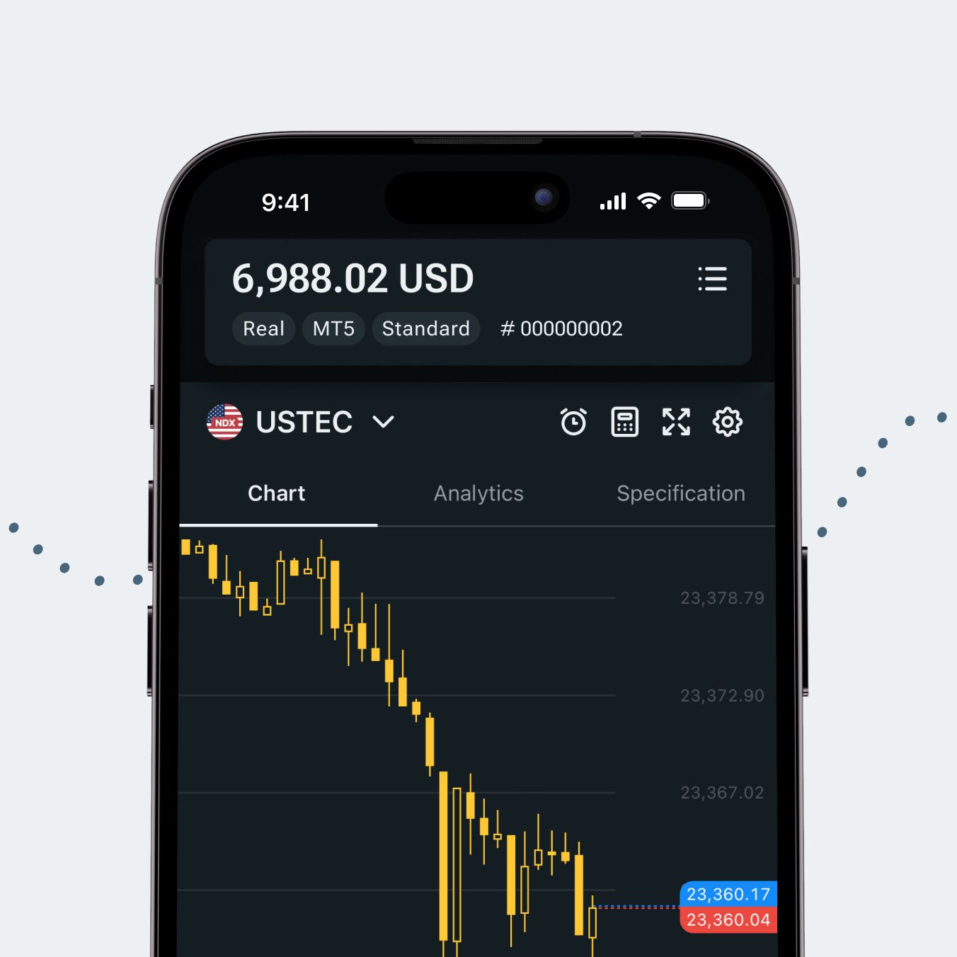 美国科技100指数实时行情：在线追踪和交易USTEC | Exness
